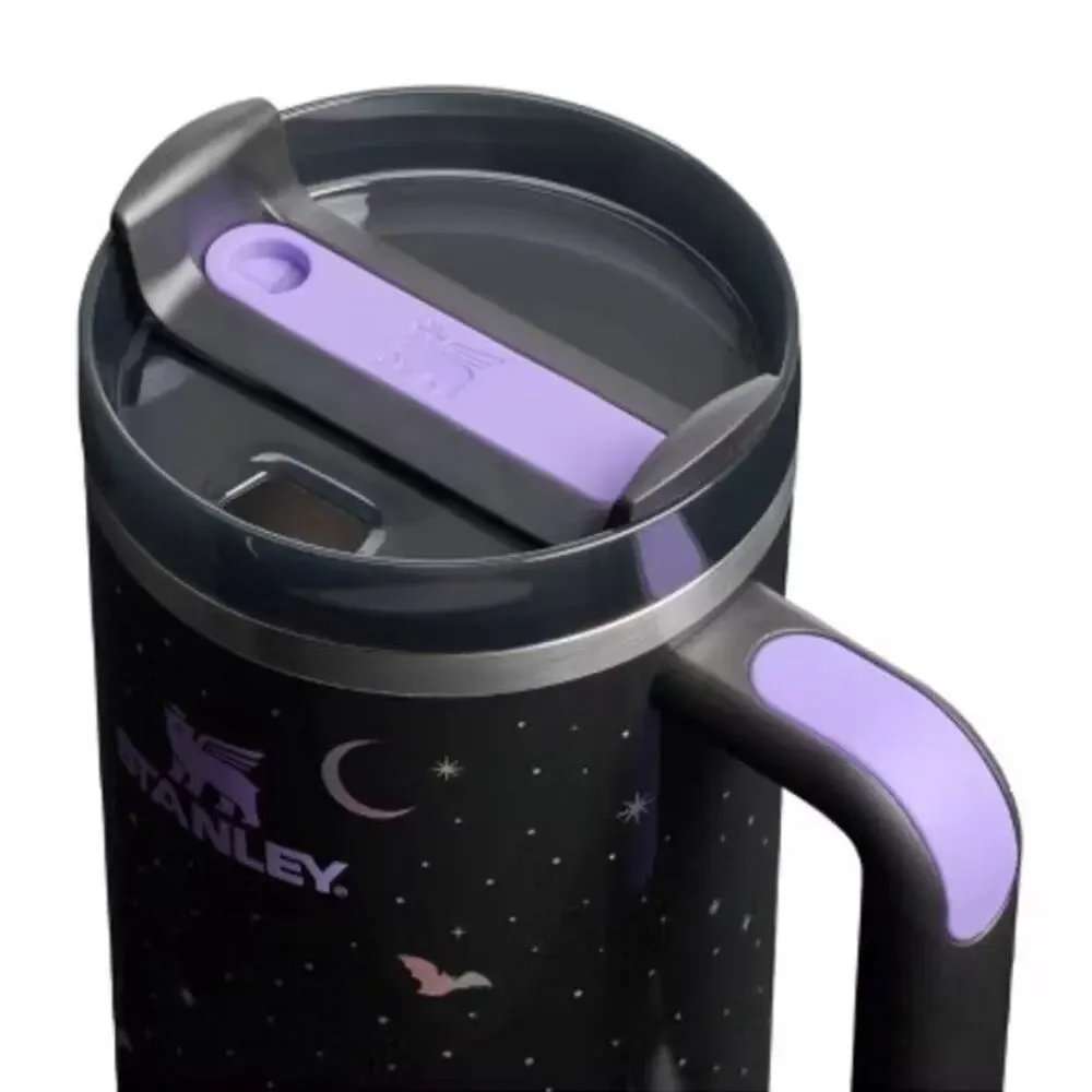 🔥Stanley Halloween 40 oz Stainless Steel H2.0 Flowstate Quencher Tumbler BNWT🔥
